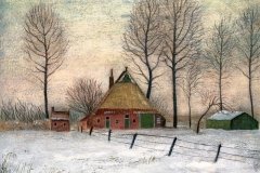 2091       Winterlandschap (Groningen)   -    Hilmar Schäfer - zl