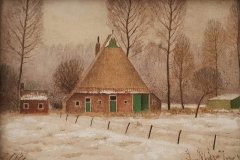 nummer onbekend - Boerderij in de sneeuw - Hilmar Schäfer - zhl