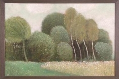 Landschap met 4 Berkenbomen  -  Hilmar Schäfer - mhl