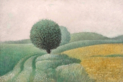 Landschap met stoppelveld  -  Hilmar Schäfer - zhl