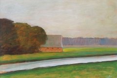 2037        Landschap met Kanaal   -   Hilmar Schäfer - zp